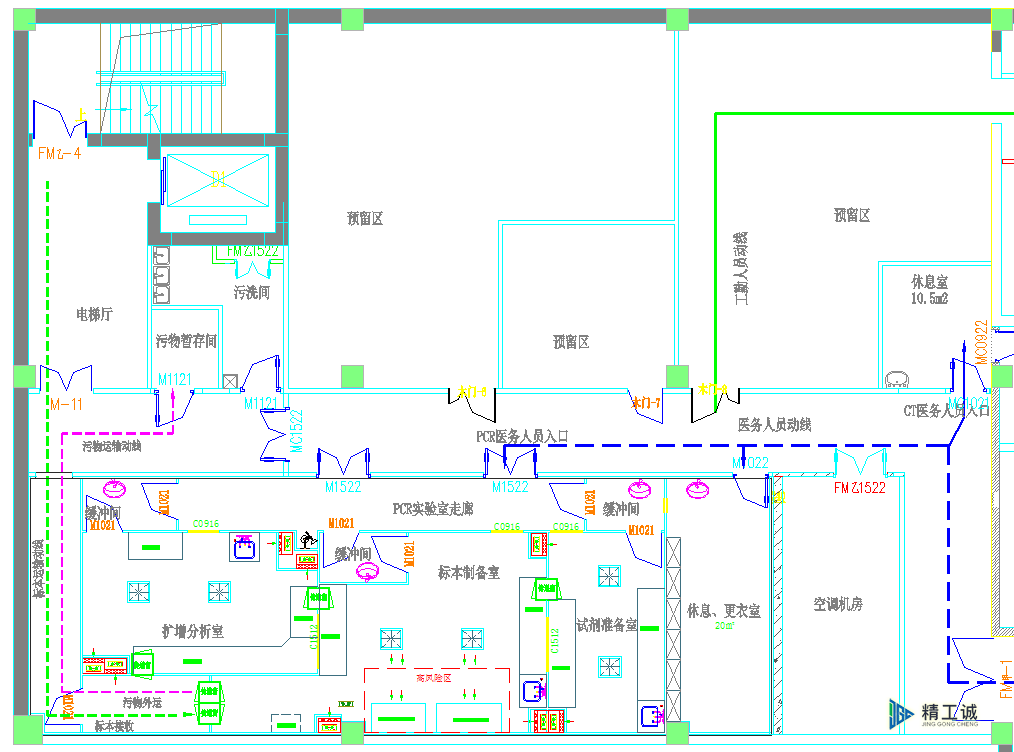 核酸檢測PCR實驗室的建設(shè)規(guī)范及要點說明